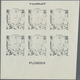 ** Thematik: Religion / Religion: 1970, Fujeira. Progressive Proof (7 Phases) In Miniature Sheets Of 6 - Autres & Non Classés