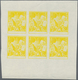 Delcampe - ** Thematik: Religion / Religion: 1970, Fujeira. Progressive Proof (7 Phases) In Miniature Sheets Of 6 - Autres & Non Classés