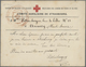 Br Thematik: Rotes Kreuz / Red Cross: 1870 Straßburg Vordruckkarte Des Roten Kreuzes "Société De Secour - Croix-Rouge