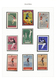 Thematik: Sport-Volleyball / Sport-volleyball: 1956/1970 (ca.), EAST EUROPE: 16 Different Matchbox L - Volley-Ball