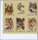 ** Thematik: Tiere, Fauna / Animals, Fauna: 1988, Russia. IMPERFORATE Block Of 5 + Label For The Issue - Autres & Non Classés
