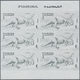** Thematik: Tiere-Dinosaurier / Animals-dinosaur: 1968, FUJEIRA: Prehistoric Animals 5r. Airmail Stamp - Prehistorisch