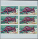 ** Thematik: Tiere-Dinosaurier / Animals-dinosaur: 1968, FUJEIRA: Prehistoric Animals 5r. Airmail Stamp - Préhistoriques
