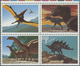 ** Thematik: Tiere-Dinosaurier / Animals-dinosaur: 1989, USA. Se-tenant Block Of 4 For The Complete Din - Prehistorisch