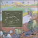 Delcampe - ** Thematik: Tiere-Dinosaurier / Animals-dinosaur: 1993, Dinosaur GOLD And SILVER Miniature Sheets Set - Prehistorisch