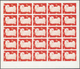 ** Thematik: Tiere-Hunde / Animals-dogs: 1972. Sharjah. Progressive Proof (6 Phases) In Complete Sheets - Dogs