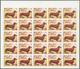 ** Thematik: Tiere-Hunde / Animals-dogs: 1972. Sharjah. Progressive Proof (6 Phases) In Complete Sheets - Chiens