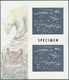 Delcampe - ** Thematik: Tiere-Insekten / Animals-insects: 1994, Fauna GOLD And SILVER Miniature Sheets Set Of Four - Autres & Non Classés