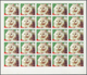 ** Thematik: Tiere-Katzen / Animals-cats: 1972. Sharjah. Progressive Proof (7 Phases) In Complete Sheet - Chats Domestiques