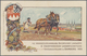 GA Thematik: Tiere-Pferde / Animals-horses: 1908, Bayern. Privat-Postkarte 5 Pf Wappen "43. Wanderveran - Paarden