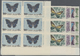 ** Thematik: Tiere-Schmetterlinge / Animals-butterflies: 1965, LEBANON: Butterflies Complete Set In Blo - Vlinders