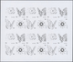 ** Thematik: Tiere-Schmetterlinge / Animals-butterflies: 1973, Burundi. Progressive Proof (6 Phases) Fo - Vlinders