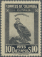 ** Thematik: Tiere-Vögel / Animals-birds: 1935, Colombia. Stamp 10p From The National Olympic (Barranqu - Andere & Zonder Classificatie