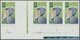 ** Thematik: Tiere-Vögel / Animals-birds: 1970, GDR. IMPERFORATE Horizontal Bottom Margined Strip Of 4 - Autres & Non Classés