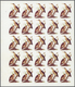 ** Thematik: Tiere-Vögel / Animals-birds: 1972. Sharjah. Progressive Proof (5 Phases) In Complete Sheet - Autres & Non Classés