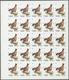 ** Thematik: Tiere-Vögel / Animals-birds: 1972. Sharjah. Progressive Proof (7 Phases) In Complete Sheet - Autres & Non Classés