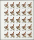 ** Thematik: Tiere-Vögel / Animals-birds: 1972. Sharjah. Progressive Proof (7 Phases) In Complete Sheet - Andere & Zonder Classificatie