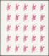 ** Thematik: Tiere-Vögel / Animals-birds: 1972. Sharjah. Progressive Proof (6 Phases) In Complete Sheet - Autres & Non Classés