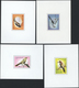 ** Thematik: Tiere-Vögel / Animals-birds: 1976, Libya, Birds 5dh. To 25dh., Complete Set Of Five Values - Other & Unclassified