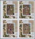 ** Thematik: Trachten / Costumes: 1971, AJMAN: Stamp Exhibition Philatokyo 'Japanese Traditional Costum - Costumes