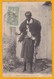 1910 - CP De Djibouti Vers Aiguillon, Vendée, France - Affrt 5 C Seul  - Vue : Guerrier Abyssin - Lettres & Documents