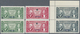 ** Thematik: UPU / United Postal Union: 1949/1950, Haiti. Set Of 3 Vertical Pairs Of UNISSUED Stamps In - U.P.U.