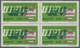 ** Thematik: UPU / United Postal Union: UPU: Brasil 1979, 2,50 C. UPU Blue Color Shifted Block Of Four, - U.P.U.