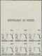 ** Thematik: Wasserfälle / Waterfalls: 1966, GUINEA: Cale Waterfalls 40fr. In Six Different Imperforate - Non Classés