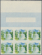 ** Thematik: Wasserfälle / Waterfalls: 1966, GUINEA: Cale Waterfalls 40fr. In Six Different Imperforate - Non Classés