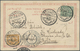 Delcampe - Ägypten: 1899-1900, Two Postcards Bearing French P.O. "PORT SAID" Issues Used Local And Egypt P.O. " - 1915-1921 Protectorat Britannique