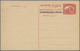 Delcampe - GA Ägypten: 1928 Postal Stationery Cards 4m., Complete Set Of Four Separated Double Cards (1908/1909 Is - 1915-1921 Protectorat Britannique