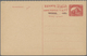 Delcampe - GA Ägypten: 1928 Postal Stationery Cards 4m., Complete Set Of Four Separated Double Cards (1908/1909 Is - 1915-1921 Brits Protectoraat
