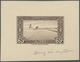 (*) Algerien: 1936/1937, 65c. "Halte Saharienne", Epreuve D'artiste In Sepia, Sized 5,8:4,5 Cm, With Sig - Andere & Zonder Classificatie