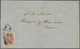 Br Argentinien: 1862, 5 C. Red, Fresh Colour And Wide Margins All Around, Tied By Unclear Oval Mark To - Autres & Non Classés