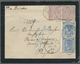 Br/GA Neusüdwales: 1882/1909, Three UNDERPAID Items Incl. Mourning Cover From Sydney (16.9.82) Via Brindis - Lettres & Documents