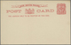 GA Neusüdwales: 1904 (ca.), Stat. Postcard 1d. Arms With Third Line On Front 'THE ADDRESS ONLY........' - Briefe U. Dokumente