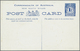 GA Neusüdwales: 1908, Stat. Postcard 1½d. Blue For The Visit Of The AMERICAN FLEET, Fine Unused - Lettres & Documents