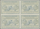 GA Südaustralien: Design 1906 International Reply Coupon As Block Of Four 3 D South Australia. This Blo - Lettres & Documents