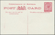 GA Südaustralien: 1908, Stat. Postcard QV 1d. Red With Colourful Picture On Reverse For 'AMERICAN FLEET - Brieven En Documenten