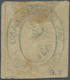 O Tasmanien: 1853, Courier 1d Pale Blue On Yellowish Paper With Good Margins On Two Sides Used With Ba - Brieven En Documenten