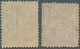 O Tasmanien - Stempelmarken: 1863-80 Fiscals 2s6d. Carmine With Removed Pen-cancellation And 10s. Oran - Lettres & Documents