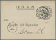 Br Victoria: 1898/1899, FRANK STAMPS: OHMS Postcard With Black 'MINISTER OF MINES' Used From Melbourne - Brieven En Documenten