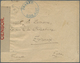 Br Australien: 1918. Stampless Envelope Addressed To France With Circular 'Passed/D.C.C. Aust' In Blue - Autres & Non Classés