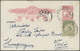 GA Australien - Ganzsachen: 1913/1923, Four Different Postcards KGV/Kangaroo All Uprated With ½d. Kanga - Entiers Postaux