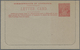 GA Australien - Ganzsachen: 1922, Lettercard KGV 2d. Red On Grey Stock With Picture 'GOVERNMENT HOUSE P - Postwaardestukken