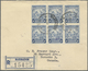 Br Barbados: 1920,1947, Two Attractiv Registered Letters, One To British Guiana And One To Canada. - Barbades (1966-...)