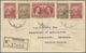 Br Barbados: 1920,1947, Two Attractiv Registered Letters, One To British Guiana And One To Canada. - Barbades (1966-...)