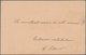 GA Belgisch-Kongo - Kongo-Staat: 1888, 15 C Red On Salmon Postal Stationery Card, Sent From BANANA, 17. - Andere & Zonder Classificatie