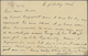 GA Belgisch-Kongo - Kongo-Staat: 1907, LADO ENCLAVE, 15 C Orange Postal Stationery Card With Red Pen-ca - Autres & Non Classés