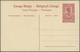 GA Belgisch-Kongo: 1917, 10 C. Postal Stationery Picture Card (dated Hospital Dadoma 17.11.) With Field - Andere & Zonder Classificatie